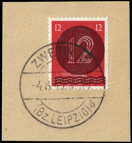 1945, SBZ Westsachsen, A III, Briefst.