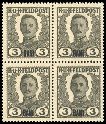 1918, Österreich Feldpost Rumänien, III (4), **