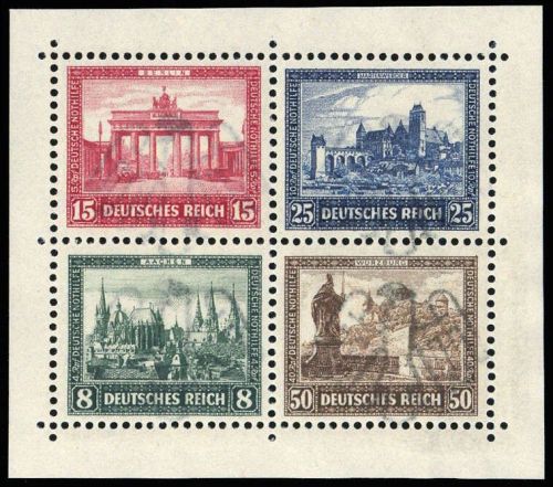 1930, Deutsches Reich, Block 1 Hz, **