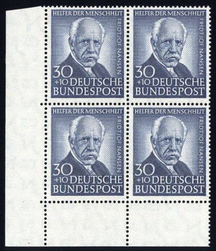 1953, Bundesrepublik Deutschland, 176 (4) Ecke, **