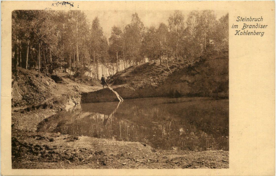 Steinbruch im Brandiser Kohlenberg gelaufen in Liebertwolkwitz Leipzig