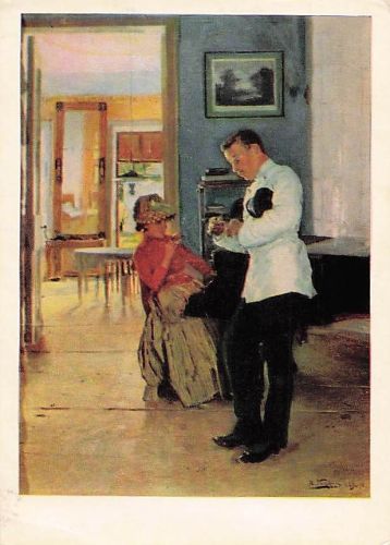 „Das Geständnis“ oder „Liebenserklärung“) des russischen Malers Wladimir Jegorowitsch Makowski
