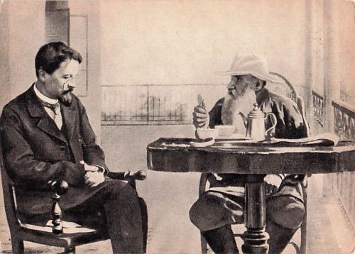 russischen Schriftstellers und Denkers Lew Nikolajewitsch Tolstoi