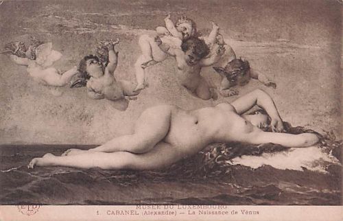 Gemäldes „Die Geburt der Venus“ (La Naissance de Vénus) des französischen Malers Alexandre