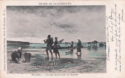 historische französische Werbe-Sammelkarte (Carte Postale)