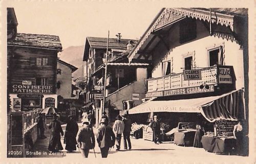 22059 Straße in Zermatt