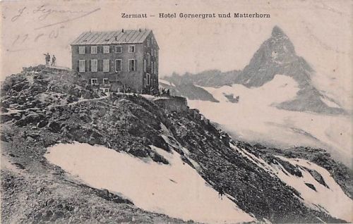 Zermatt Hotel Gornergrat und Matterhorn A la Reine des Cartes postales I
