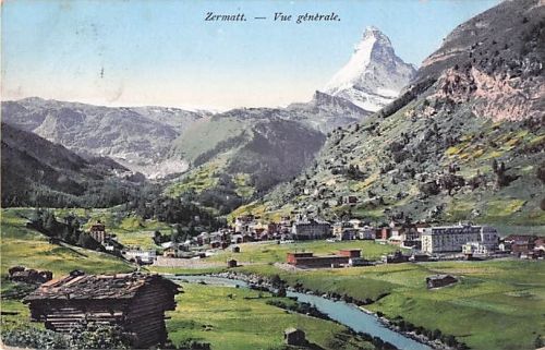 Zermatt. Vue générale.