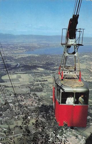 Salève-Seilbahn (Téléphérique du Salève) in den französischen Alpen