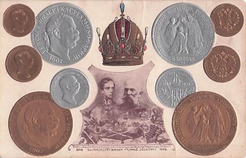 Präge-Postkarte Kaiser Franz Joseph I