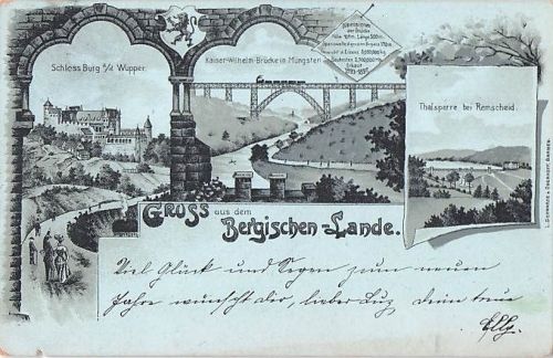 "Gruss aus dem Bergischen Lande"