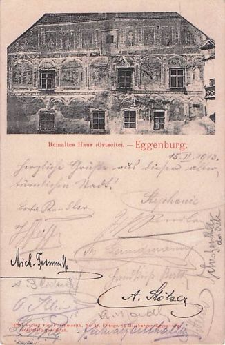 Bemaltes Haus (Ostseite). Eggenburg