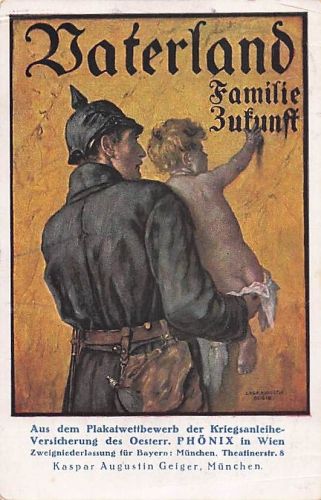 Vaterland – Familie – Zukunft“ – Plakataktion „Vienna Phoenix“ von Caspar Augustin Geiger