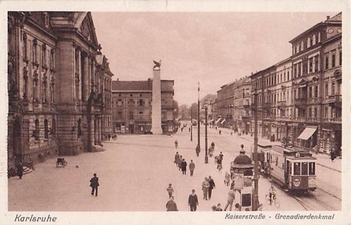 Kaiserstraße in Karlsruhe