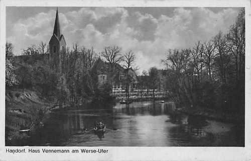 Handorf. Haus Vennemann am Werse-Ufer
