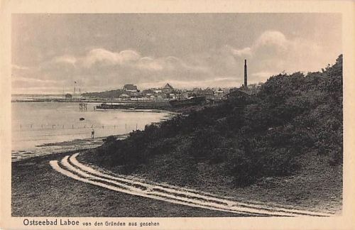 Ostseebad Laboe von den Gründen aus gesehen