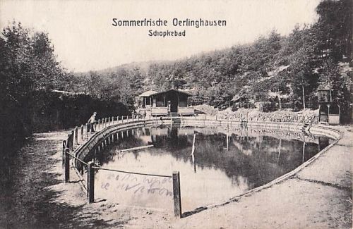 Ansichtskarte Oerlinghausen, Schopkebad