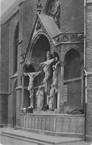 Ansichtskarte Düsseldorf, An der Lambertuskirche
