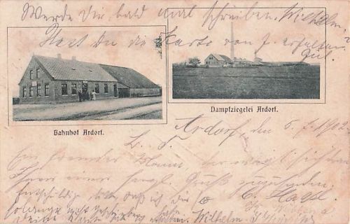 historische AK zeigt Motive aus Ardorf