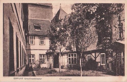 ERFURT Ursulinenkloster Chorgarten