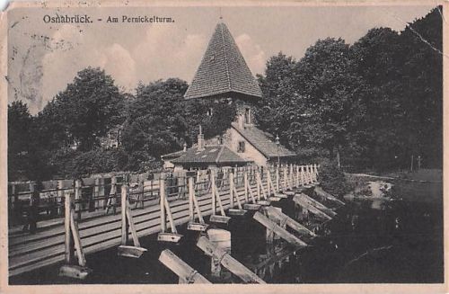 Osnabrück. - Am Pernickelturm.