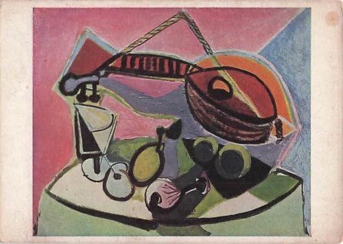 AK PABLO PICASSO, Stillleben