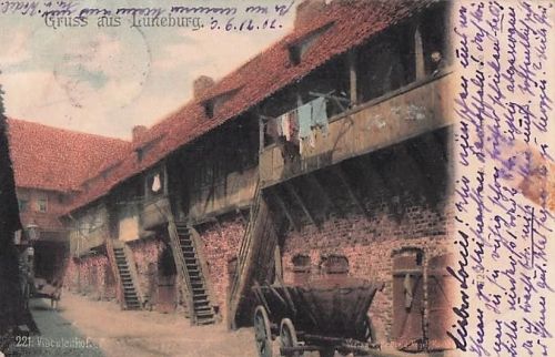 Ansichtskarte Lüneburg, auf dem Visculenhof