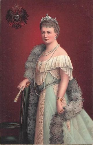 Ansichtskarte Deutsche Kaiserin Auguste Victoria mit Krone