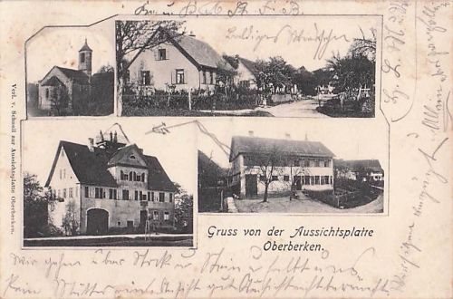Gruss von der Aussichtsplatre Oberberken.