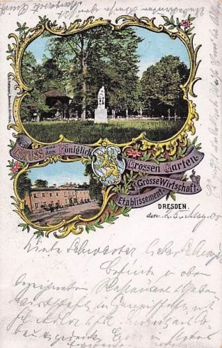 Dresden Deutschland~Königl ich-Großer Garten-Große Wirtschaf