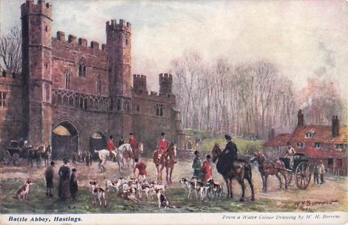 Künstler-AK Hastings, Battle Abbey