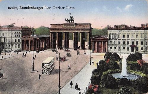 Berlin, Brandenburger Tor, Pariser Platz.