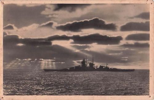 Deutsches Schlechtschiff im Atlantik VK 519