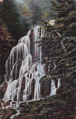Alte Ansichtskarte Bad Harzburg – Radau-Wasserfall im Harz
