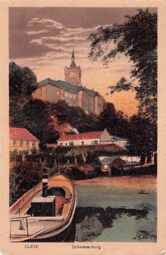 AK Kleve blick a.d. Schwanenburg GERMANY