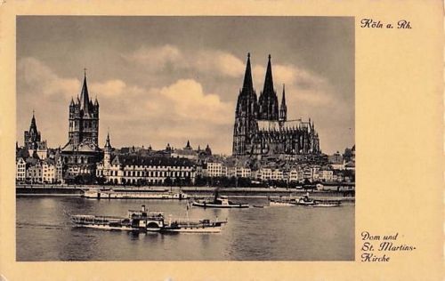 KÖLN a. Rh. Dom und St. Martins-Kirche
