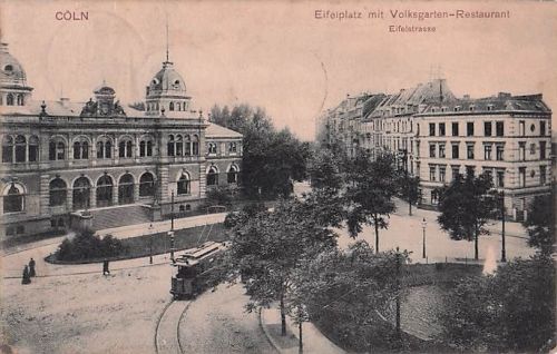 COLN Eifelplatz mit Volksgarten-Restaurant Eifelstrasse