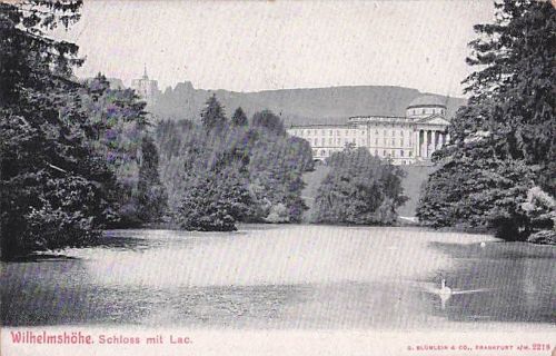 AK Wilhelmshöhe. Schloss mit Lac.