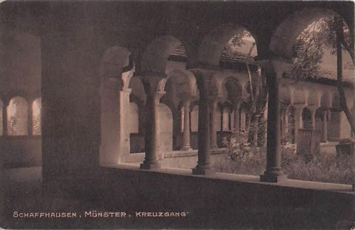 SCHAFFHAUSEN, MÜNSTER, KREUZGANG