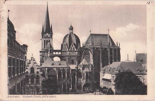12' Aachen. Kaiser-Dom, (Münster).