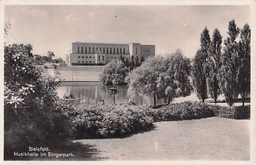 Bielefeld. Musikhalle im Bürgerpark.