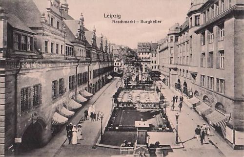 Leipzig Naschmarkt Burgkeller