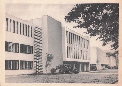 Ansichtskarte: Berlin-Dahlem – Freie Universität (Auditorium Maximum / Henry-Ford-Bau)