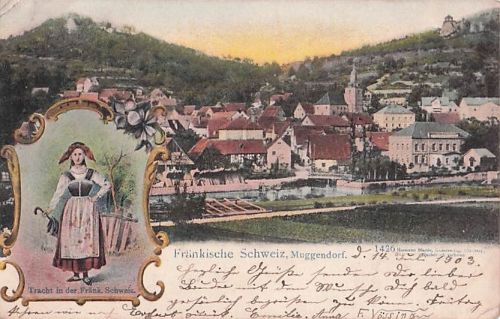Muggendorf Fraenkische Schweiz Muggendorf Oberfranken Tracht x 1900 / Wiesenttal