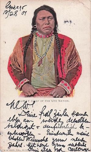 USA – Native Americana – Auray, Chef der Ute Mansion – Publ. EC Kropp