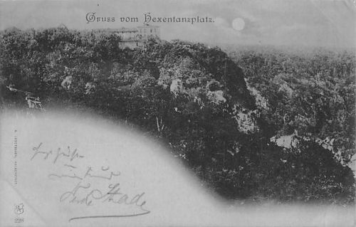 Alte AK Thale im Harz - Gruß vom Hexentanzplatz
