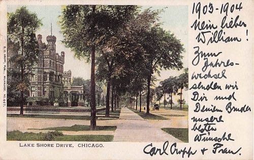 Lake Shore Drive Chicago USA Front/Back Scan