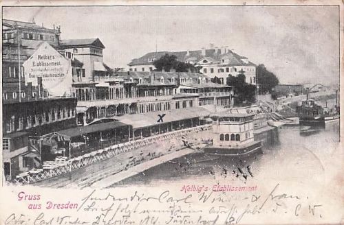 Ansichtskarte Dresden, Helbig's Etablissement