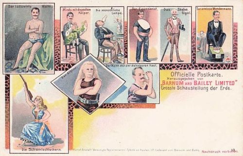 Rarität von 1901: Original Barnum & Bailey Zirkus-Postkarte Nr. 10!