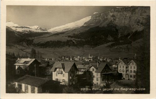 Flims gegen die Segnesgruppe